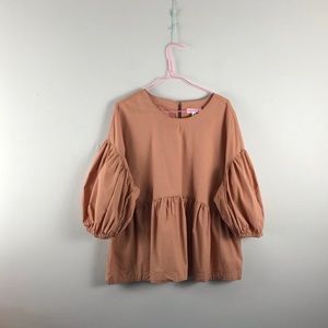 Prologue | puff sleeve babydoll top